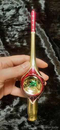 Ёлочная игрушка СССР макушка на ёлку 20см. Распродажа коллекции, много лотов. Всего 3 дня