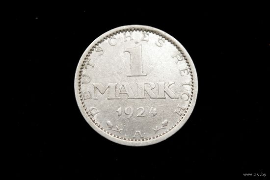 1 марка 1924 г. Веймарская республика (Германия), Пауль фон Гинденбург