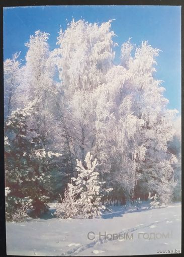 СССР 1989 С новым годом, подписана.