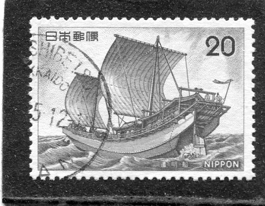 Япония. Корабли. Парусник