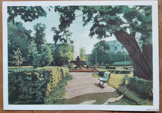 Гомель. В парке культуры и отдыха. 1960 г. Чистая.