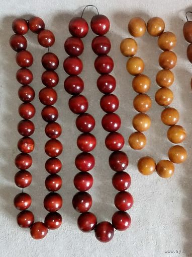 Бусы дерево - деревянные СССР