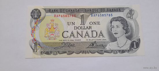 Канада 1 доллар 1973 года UNC