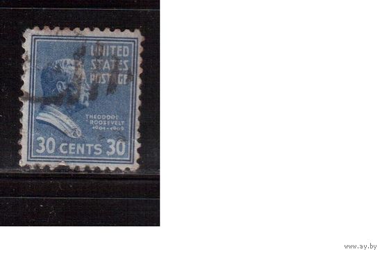 США-1938,(Мих.437)  гаш. ,  Стандарт, Президенты