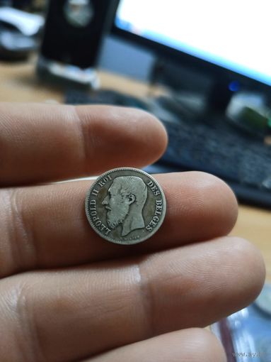 50 сантимов 1866 Бельгия