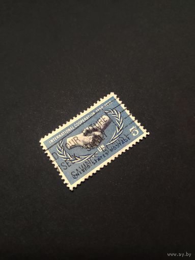 Почтовая марка США ООН