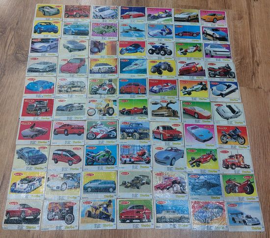 Вкладыши Turbo Yellow Жёлтый 70 шт. (261-330), полная серия!