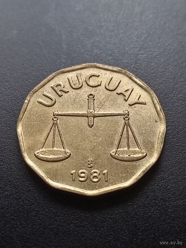 Уругвай 50 сентесимо 1981 г.