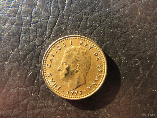Испания. 1 песета. 1975. С 20 копеек. Распродажа коллекции. Смотрите другие лоты.