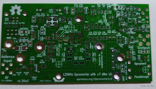 Upconverter - печатная плата
