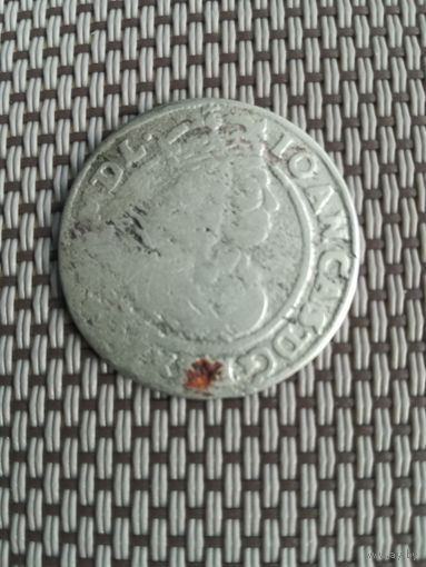 Шесть грошей 1666 года2. АТ.