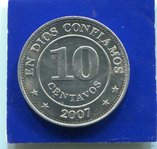 Никарагуа 10 сентаво 2007 UNC