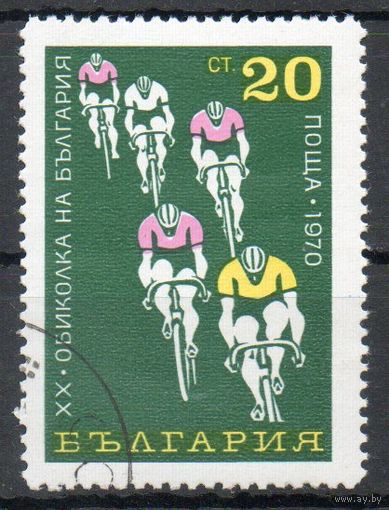 Велоспорт Болгария 1970 год серия из 1 марки