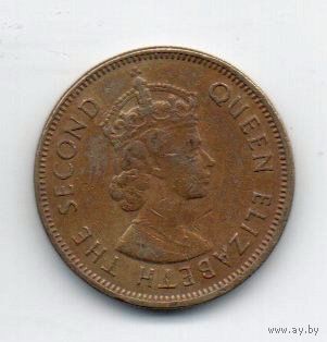 КОРОННАЯ КОЛОНИЯ ГОНКОНГ. 10 ЦЕНТОВ 1974
