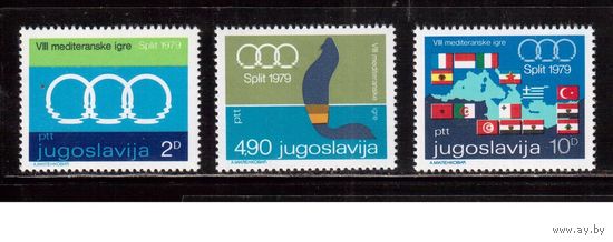 Югославия-1979 (Мих.1796-1798) , ** , Спорт, Флаги