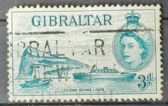 Гибралтар 1953г. Британские колонии