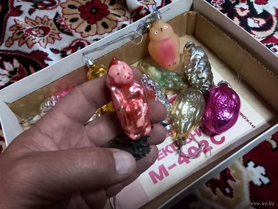 Елочные игрушки Обезьянка на прищепке+бонусы