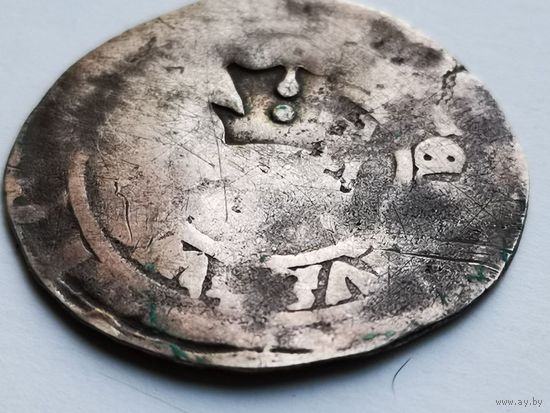 Пражский грош с надчеканом