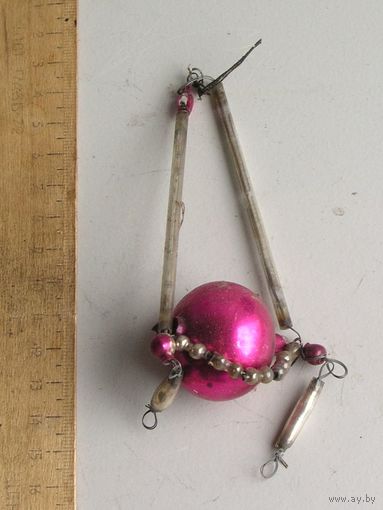 Елочная  игрушка абстракция  времен СССР вид 11