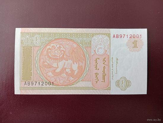 Монголия 1 тугрик 1993 UNC