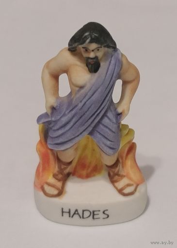 Аид. Hades. Фарфоровая миниатюра. Античная Греция.