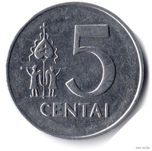 Литва. 5 центов. 1991 г.