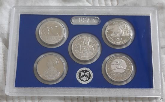 25 центов ( квотер) 2023 S США  Американские женщины. Набор. Пруф.
