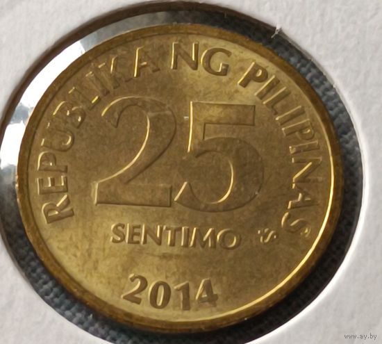 Филиппины. 25 сантимо 2014 года. (*).