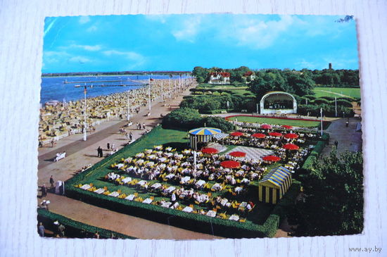 Германия. Курорт Травемюнде; 1964, подписана, п/п, марка, красивый штамп.