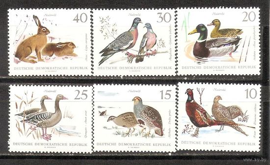 ФФ1 ГДР 1968 Птицы