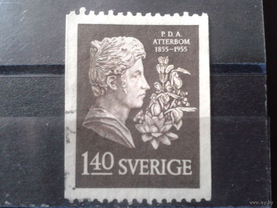 Швеция 1955 Поэт и историк литературы, концевая