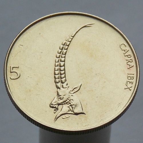 Словения 5 толаров 1994