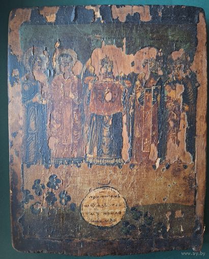 Икона, Собор Святых, 18 век, темпера.