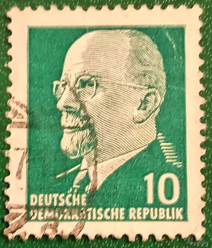 ГДР 1960. Немецкий политик Вальтер Ульбрихт