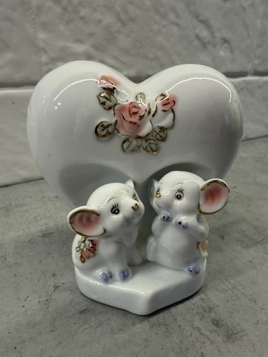 Статуэтка-копилка фарфор МЫШАТА . Распродажа коллекции!!!