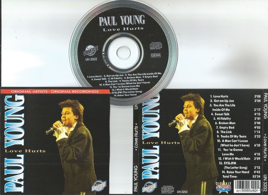 PAUL YOUNG - Love Hurts (аудио CD 2005 GERMANY)