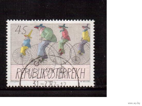Австрия-1985,(Мих.1829) гаш. , Современное Искусство,