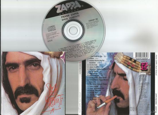 FRANK ZAPPA - Sheik Yerbouti (FRANCE аудио CD 1979)