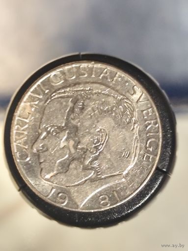 Швеция 1 крона 1981