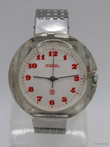 С рубля! Очень редкие. В прозрачном корпусе! "Скелетон". "Ракета". Часы на ходу. СССР. м