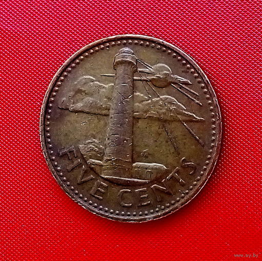 31-06 Барбадос, 5 центов 2000 г.