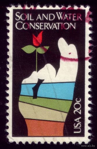 1 марка 1984 год США 1680