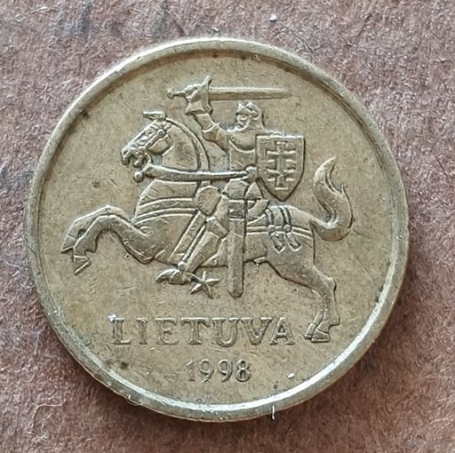 Литва 2-я республика 10 центов 1998 г., KM# 106