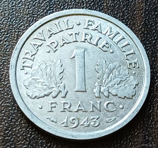 Франция 1 франк, 1943    ( 1-11-4 )
