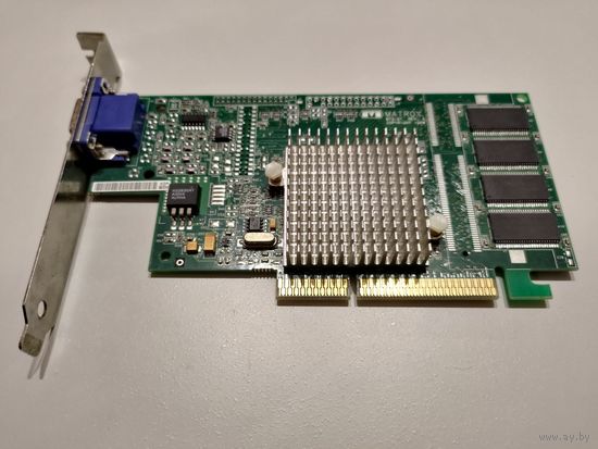 AGP видеокарта Matrox Millennium G200 8MB