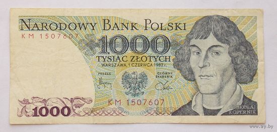 Польша 1000 злотых 1982