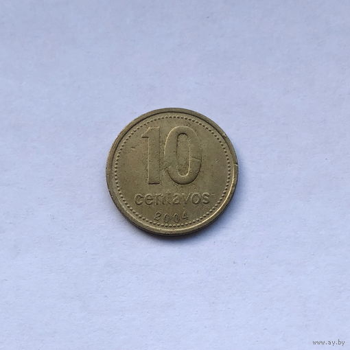 10 центавос 2004 Аргентина