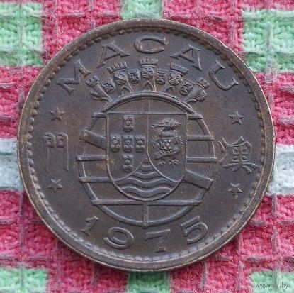 Колония Макао 10 авос 1975 года, UNC. Португалия.