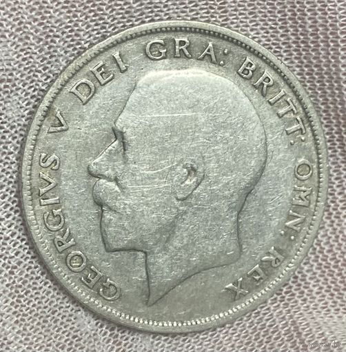 Монета Великобритания 1/2 кроны 1922 год. Король Георг V