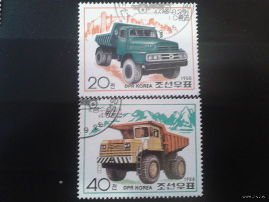 КНДР 1988 Самосвалы полная серия